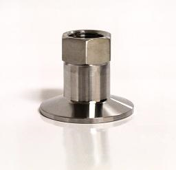 STAINLESS TRI-CLAMP FITTING W/ 1/2″ FPT