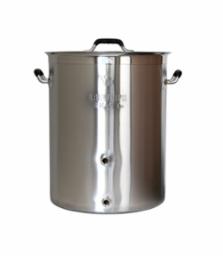 thumbnail image 2 of BrewMaster 8.5 Gallon Stainless Steel Brew Kettle, Beer & Wine Pot With 2 Ports And Ball Valve, Made In USA 2 of 3