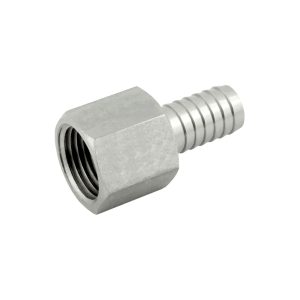 Hex Adapter, 1/2"FPT X 1/2"B (304 S/S)