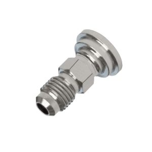 Tailpiece-W/Hex, 1/4"MFL (304 S/S)