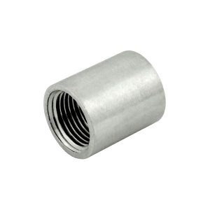ROUND COUPLER, 1/2"FPT x 1/2"FPT (304 S/S)