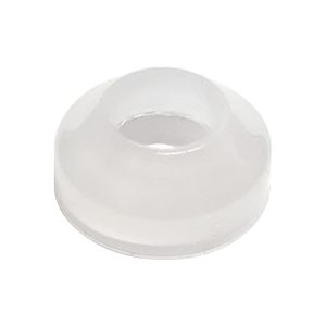 Nylon Flare Washer, 1/4" (Clear)