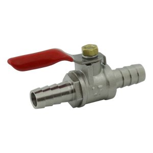 Ball Valve-Lead Free, 3/8"B X 3/8"B (Plated Brass)
