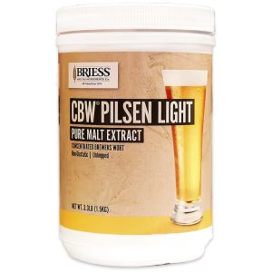 BRIESS PILSEN LIGHT CANISTER 3.3 LB