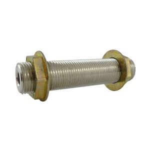 WALL COUPLING, 3/8"BORE x 4"L (CHROME)