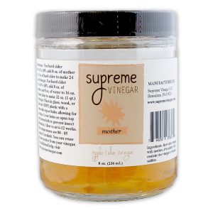 SUPREME APPLE CIDER MOTHER OF VINEGAR 8 OZ
