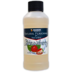 NATURAL STRAWBERRY FLAVORING EXTRACT 4 OZ