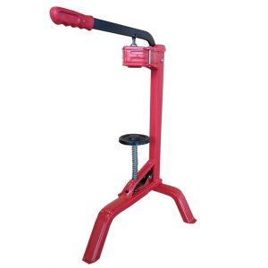 Floor corker for wine bottles