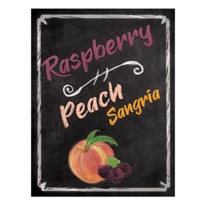 RASPBERRY PEACH WINE LABELS 30/PACK