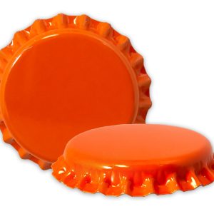 Orange Beer Bottle Caps