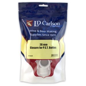 28mm CLOSURE FOR P.E.T. BOTTLE 24/BAG