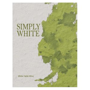 SIMPLY WHITE WINE LABELS 30/PACK