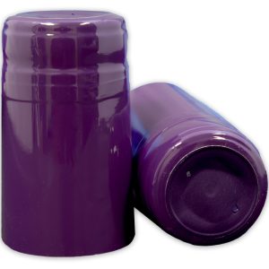 PURPLE PVC SHRINK CAPSULES 30/BAG