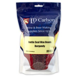 BURGUNDY BOTTLE SEAL WAX BEADS 1 LB