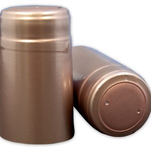 DUSTY ROSE PVC SHRINK CAPSULES 30/BAG