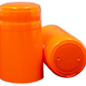ORANGE PVC SHRINK CAPSULES 30/BAG