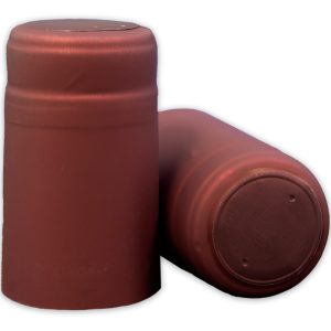 BURGUNDY PVC SHRINK CAPSULES 30/BAG