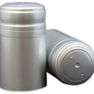 SILVER PVC SHRINK CAPSULES 30/BAG