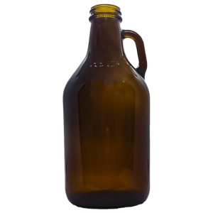 AMBER 32 OZ GLASS GROWLER