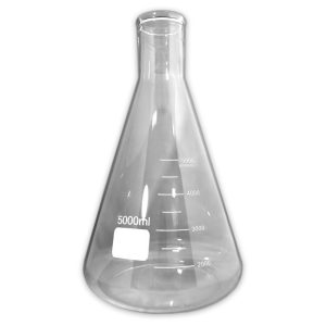 ERLENMEYER FLASK 5000mL FITS LARGE UNIVERSAL BUNG