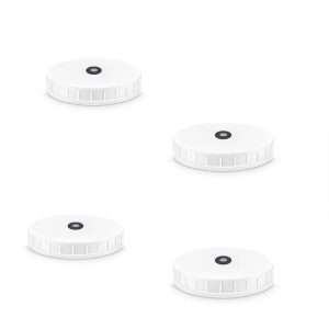 Wide Mouth Mason Jar Fermenting Grommeted Lid