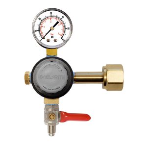 CO2 Reg, 1/4"MFL-So-W/Chk 60:Plug (Taprite)