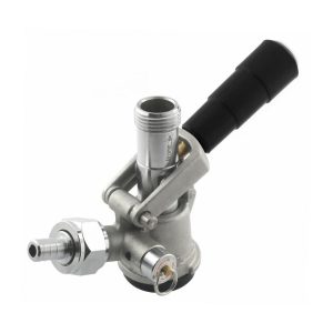 Keg Coupler, Euro Sanke-Black (S/S-Body Chrome-Probe) (C705) KD