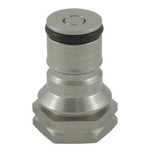 Tank Plug-304 S/S, Ball Lock (Gas), A.E.B.