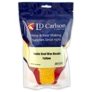 YELLOW BOTTLE SEAL WAX BEADS 1 LB
