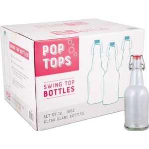 16 oz Flip Top Bottles