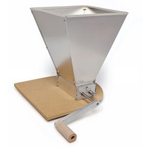 ROLLER GRAIN MILL WITH HOPPER