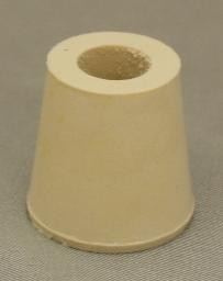No. 3 Pure White Gum Laboratory Stoppers  – Drilled